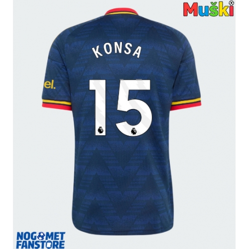 Arsenal Ezri Konsa #15 Gostujuci Dres 2026-27 Kratak Rukav